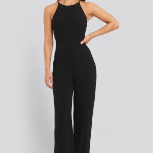 NA-KD Lace Back Jumpsuit